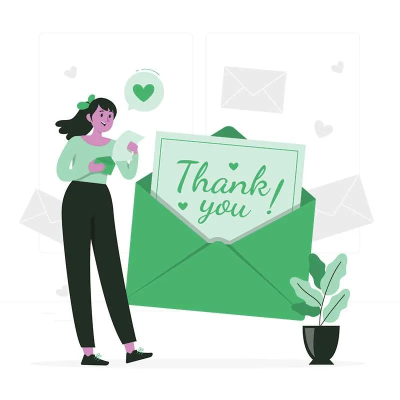 Thanks illustration