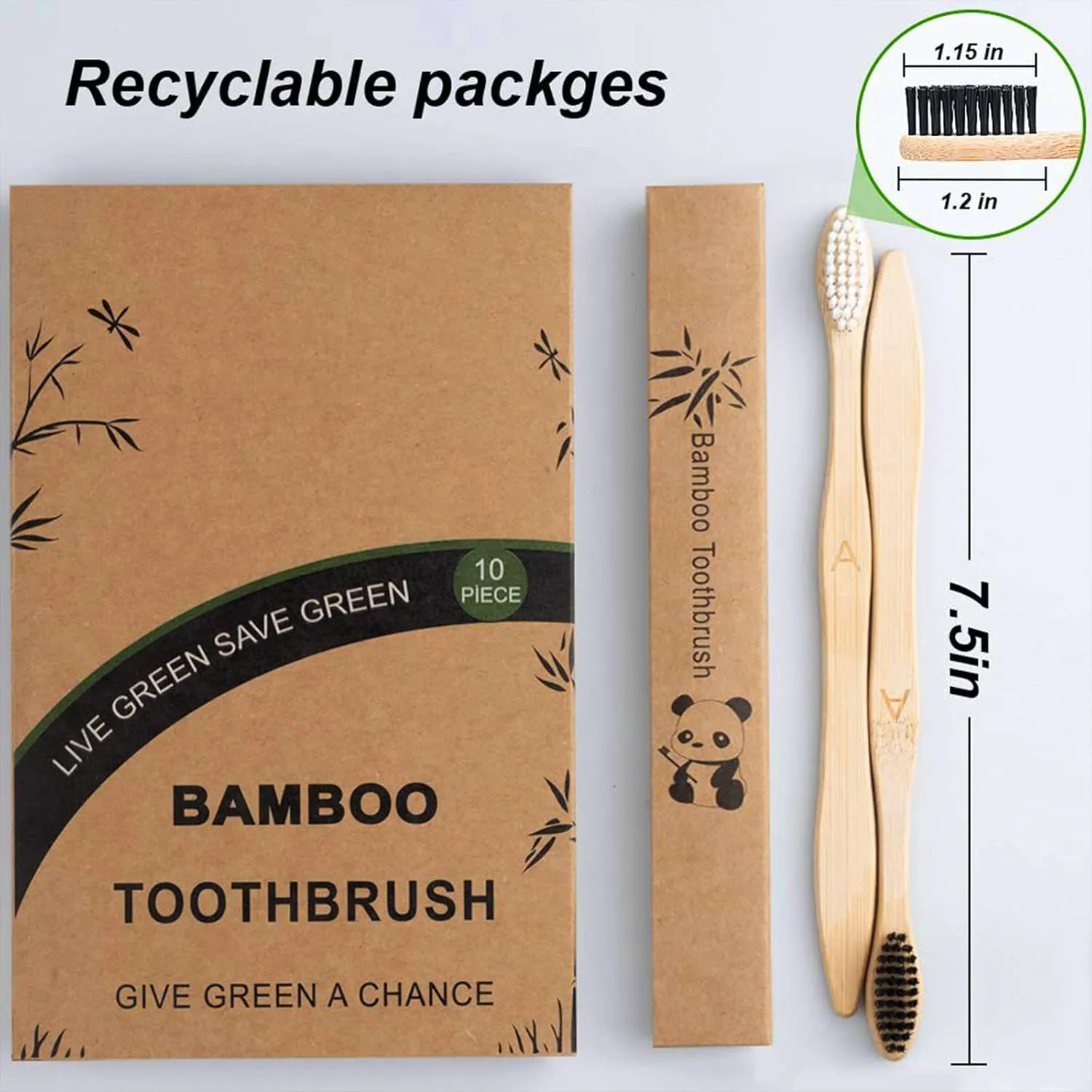 BPA Free Soft Bristles Toothbrushes (3)
