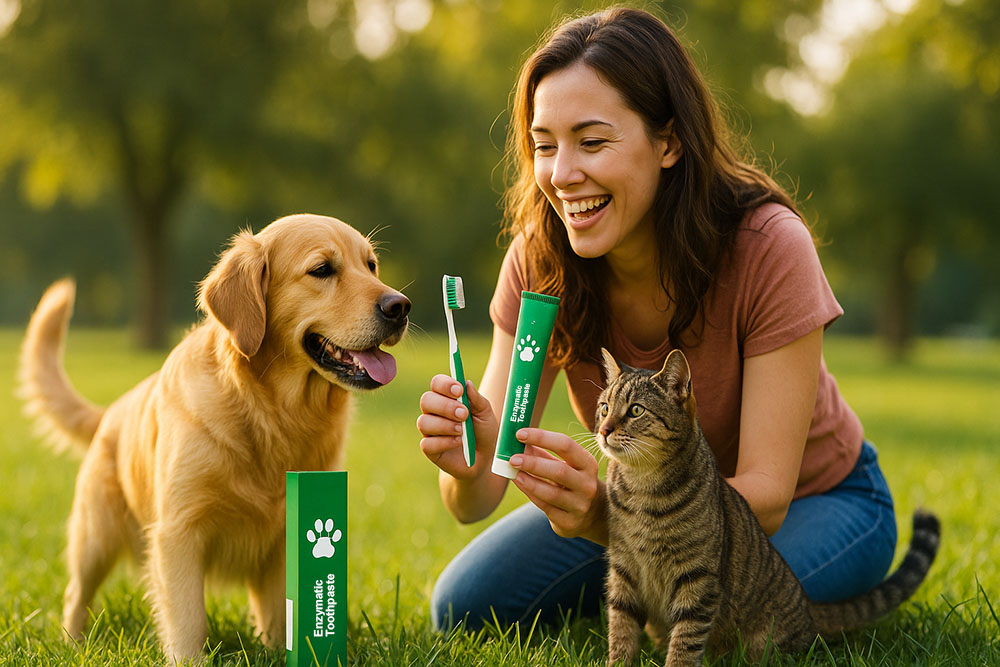 Best Enzymatic Toothpaste for Cats & dog