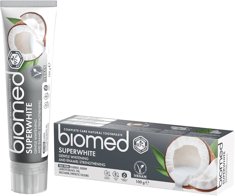Pasta dentífrica de coco Biomed Superwhite