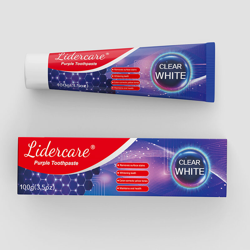 CLEAR WHITE Purple Toothpaste