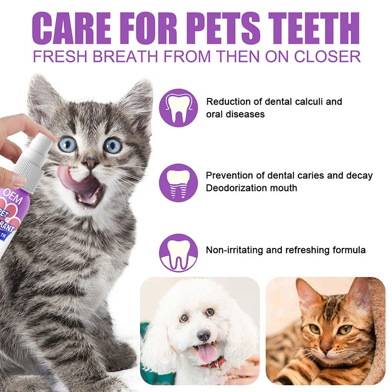 Cat & Dog Breath Freshener Spray (6)