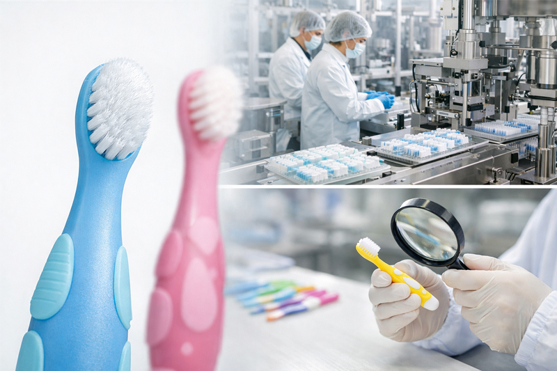 Guia de marcas e compradores de escovas de dentes para bebés e crianças