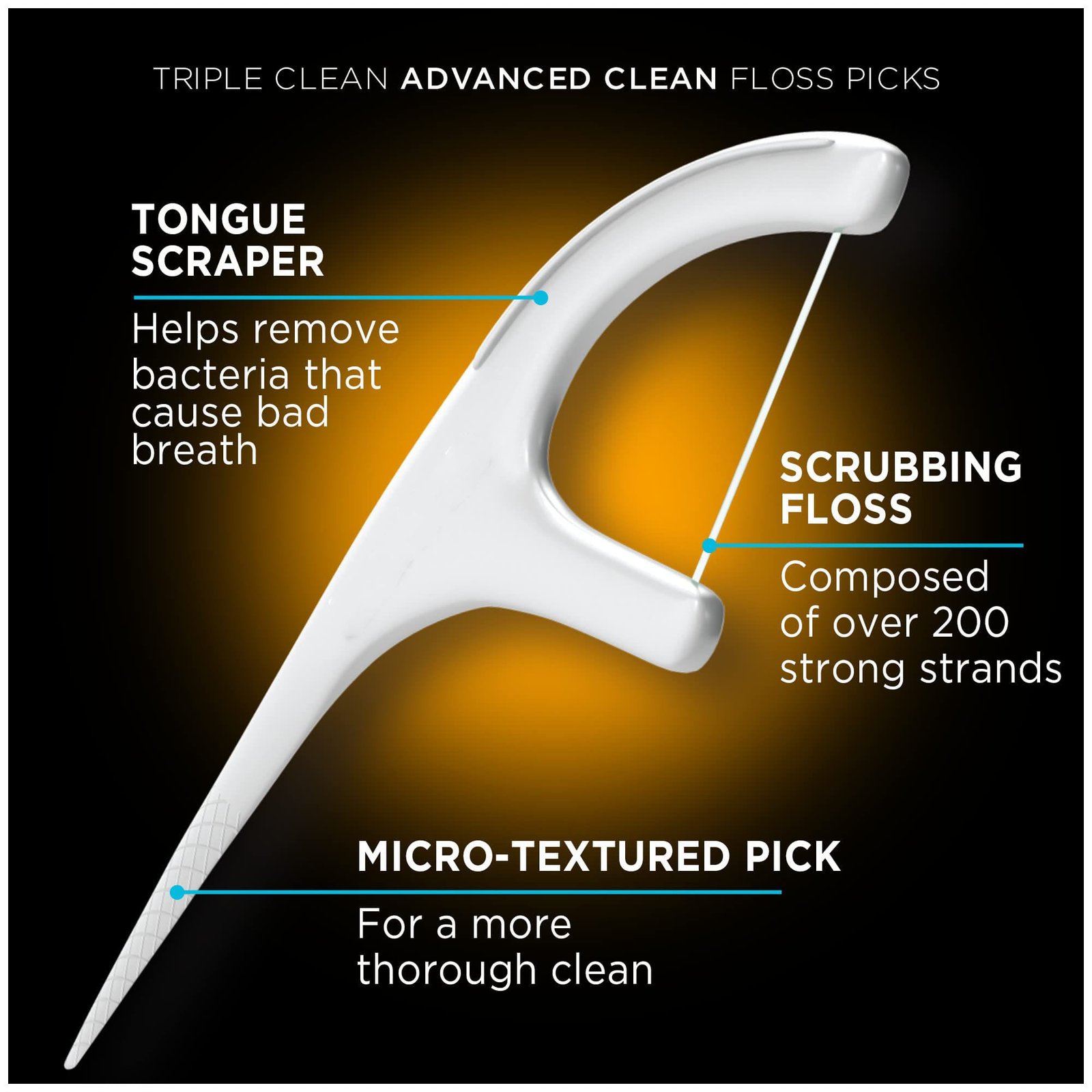 Clean Floss Picks (3)
