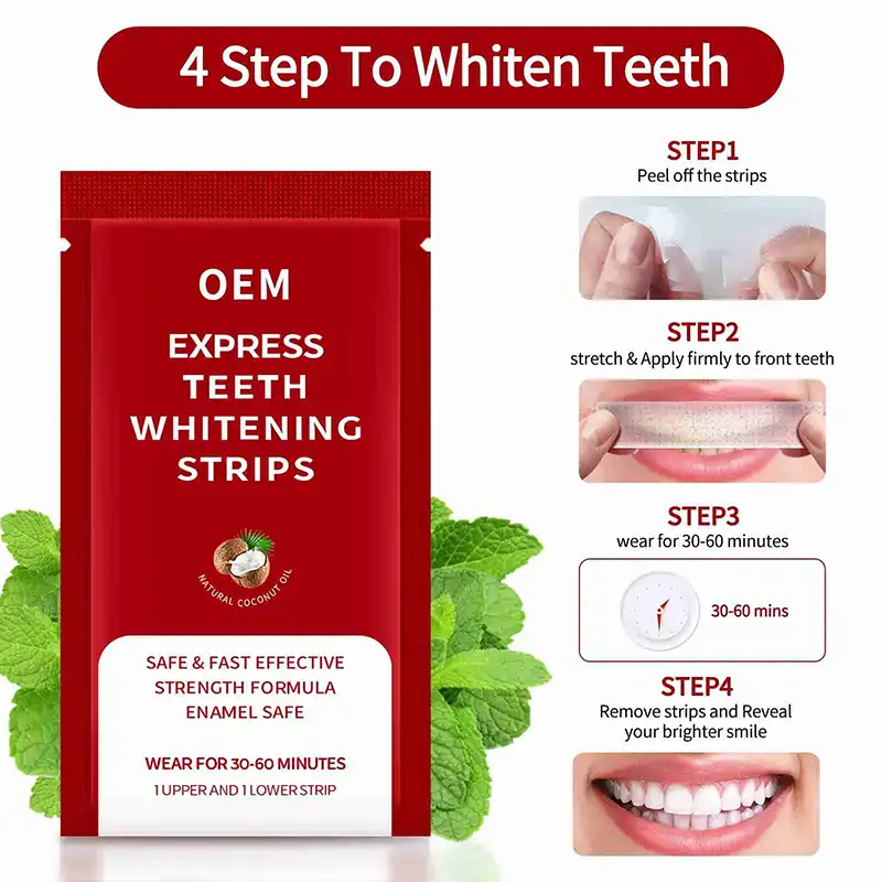 Coconut Flavor Teeth Whitening Strips (6)