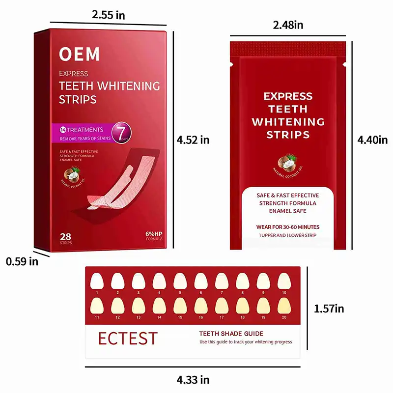 Coconut Flavor Teeth Whitening Strips (7)