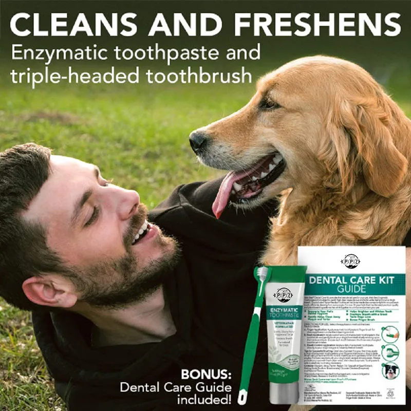 Dog Toothbrush & Toothpaste Kit (5)