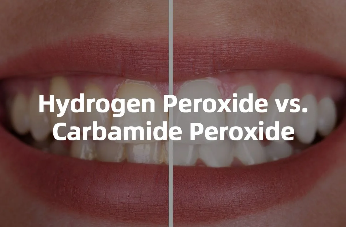 Wasserstoffperoxid vs. Carbamidperoxid