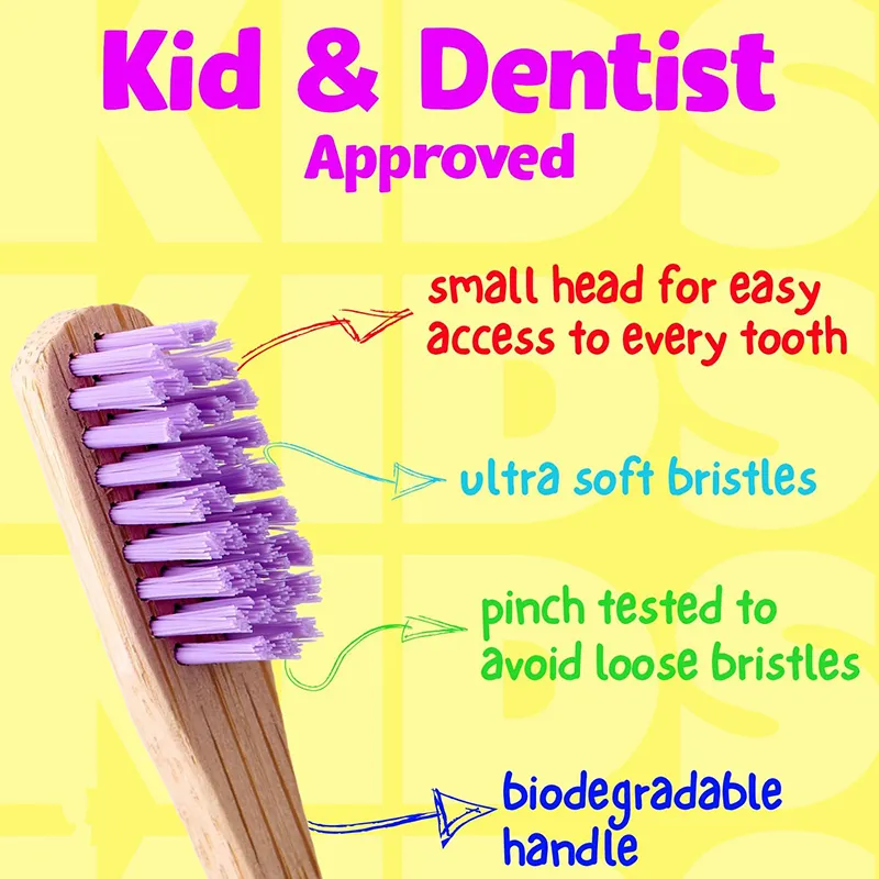 Kids Bamboo Toothbrushes (2)