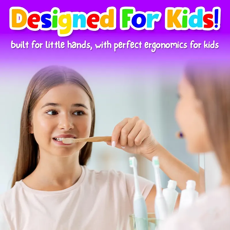 Kids Bamboo Toothbrushes (5)
