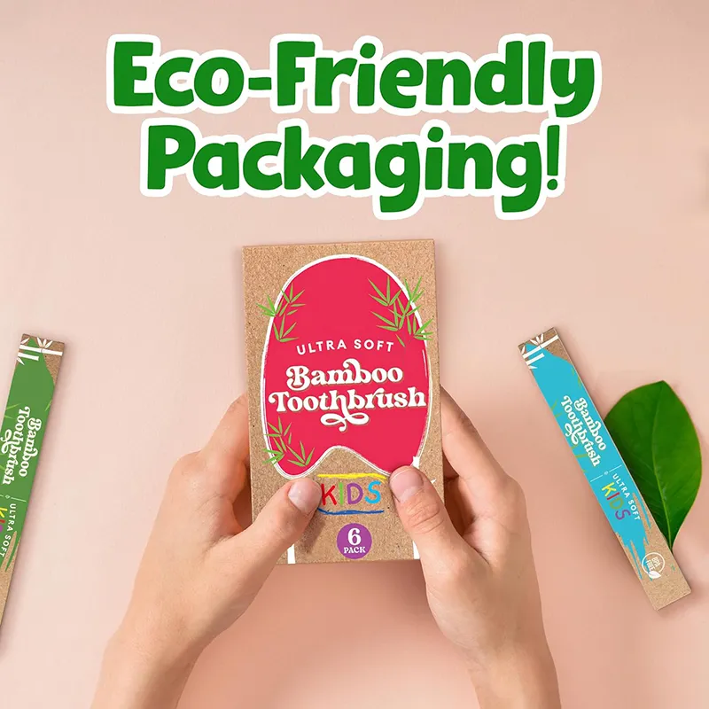 Kids Bamboo Toothbrushes (6)