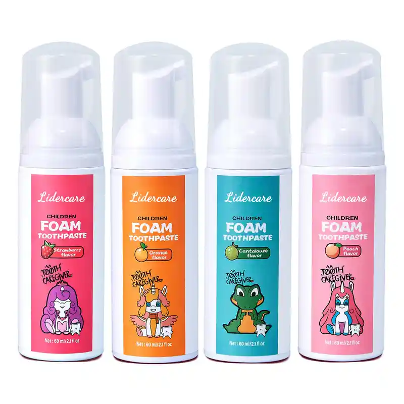 Kids Foam Toothpaste with Fruit Flavor (1)