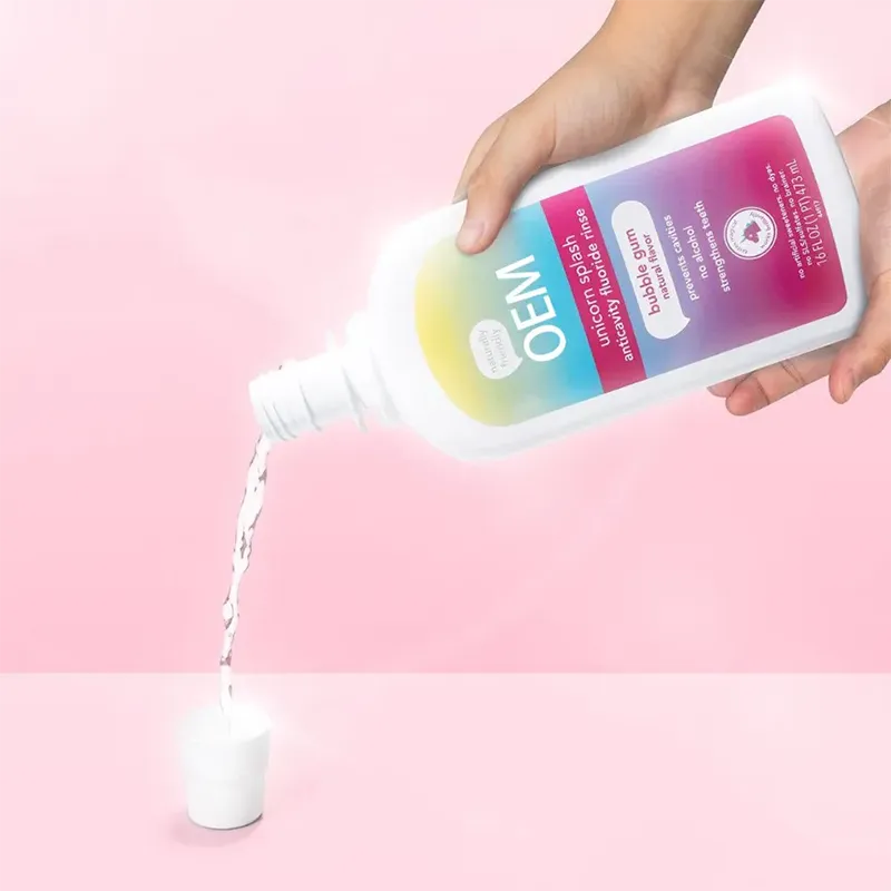 Kids Mouthwash with Bubble Gum Flavor (3)