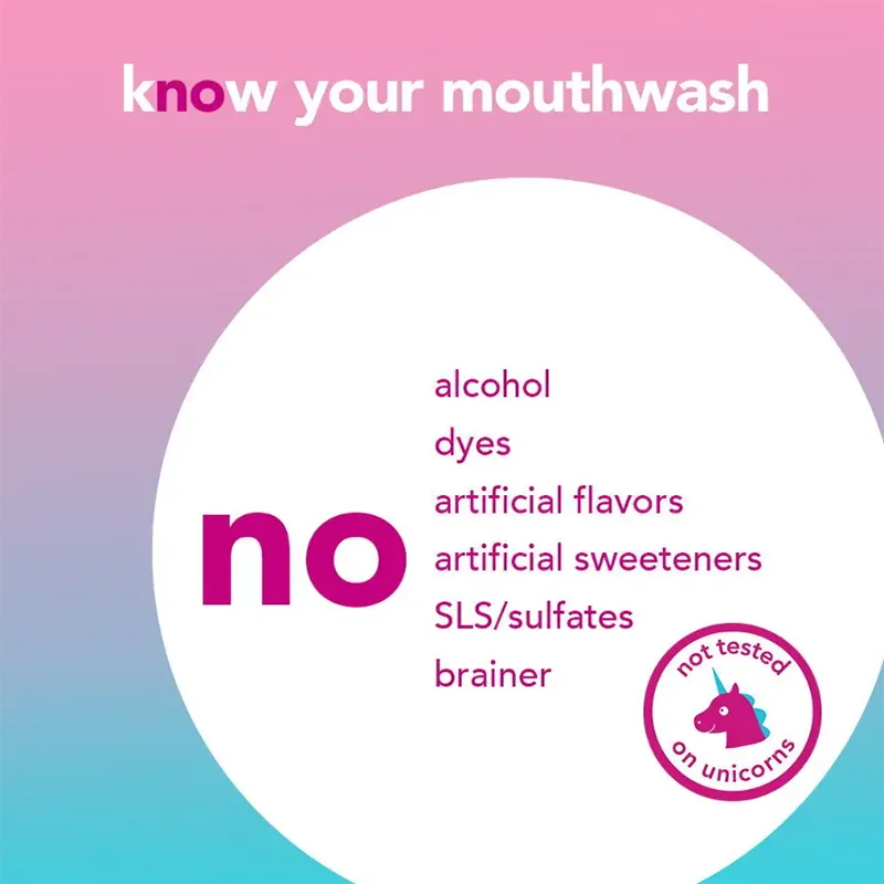 Kids Mouthwash with Bubble Gum Flavor (4)