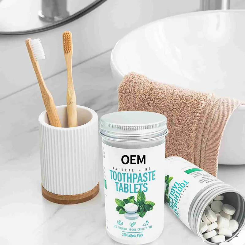 Natural Mint-Flavored Toothpaste Tablets (5)