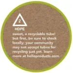 New Recyclable Tubes