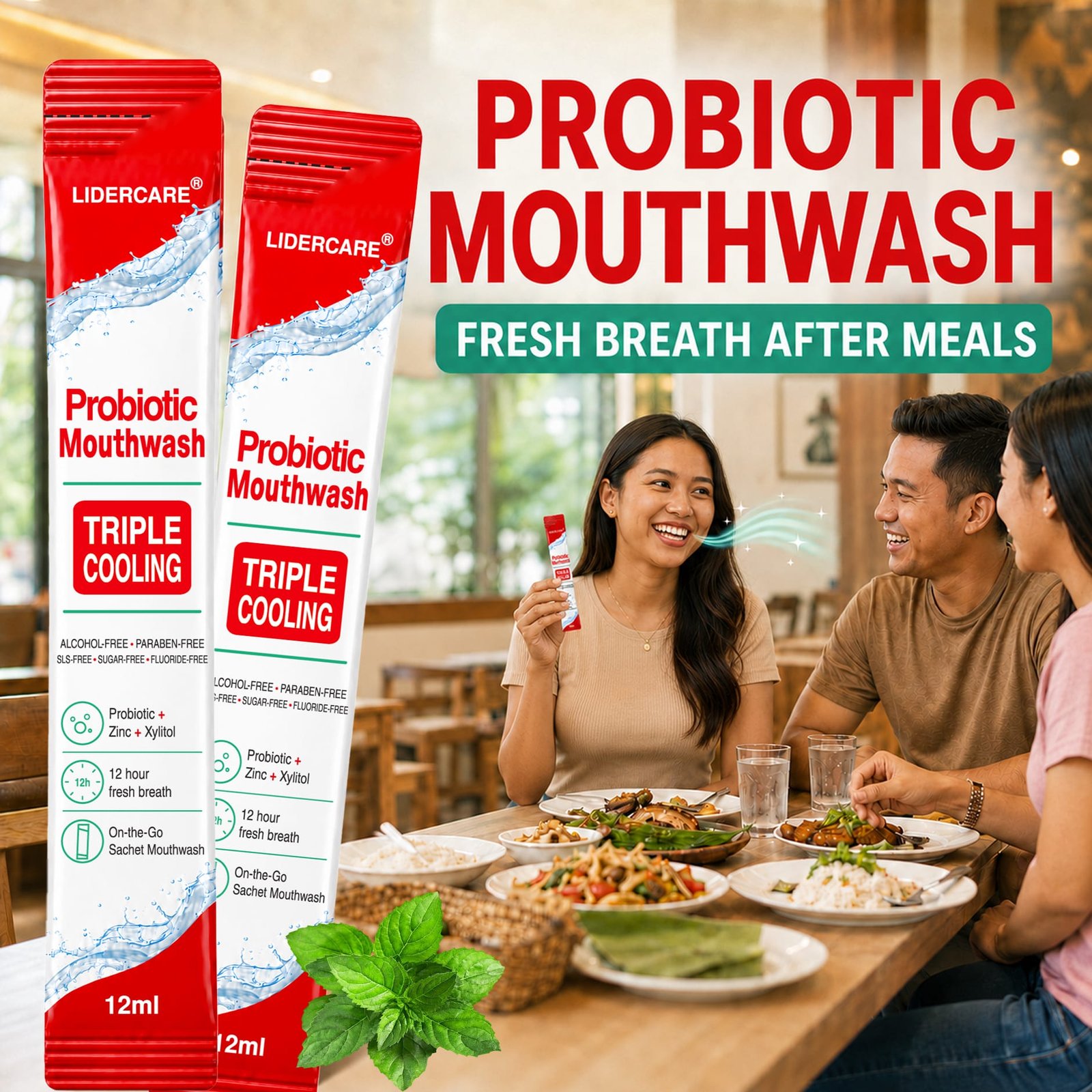 Probiotic Mouthwash Sachets 1