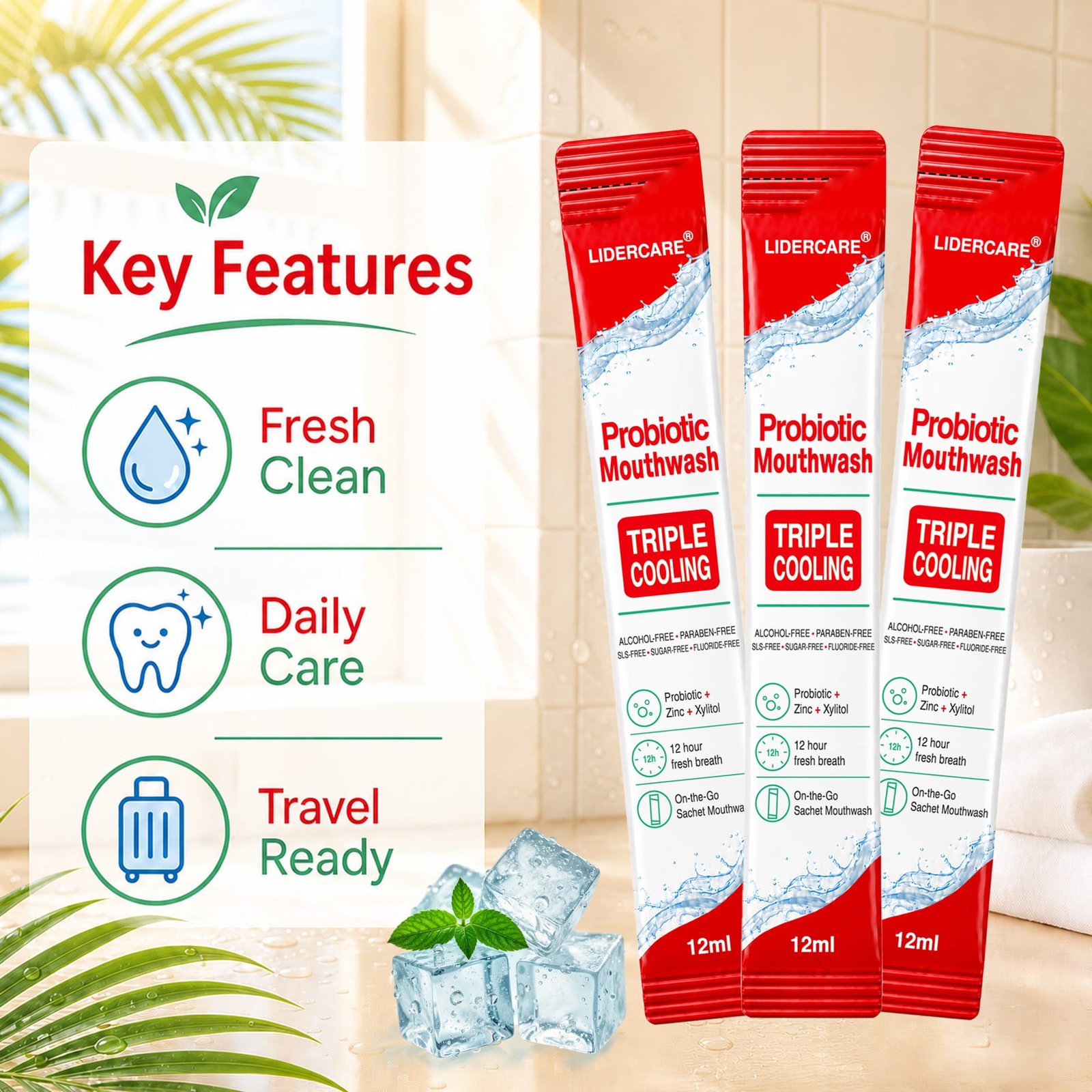 Probiotic Mouthwash Sachets 8