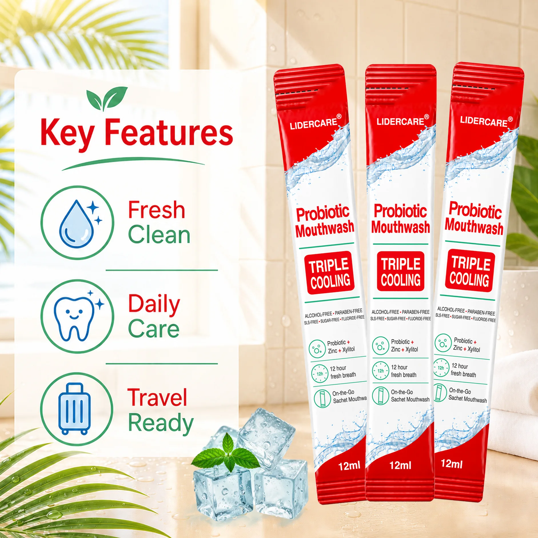 Probiotic Mouthwash Sachets 8