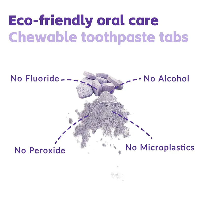 Purple Toothpaste Tablets for Teeth Whitening (2)