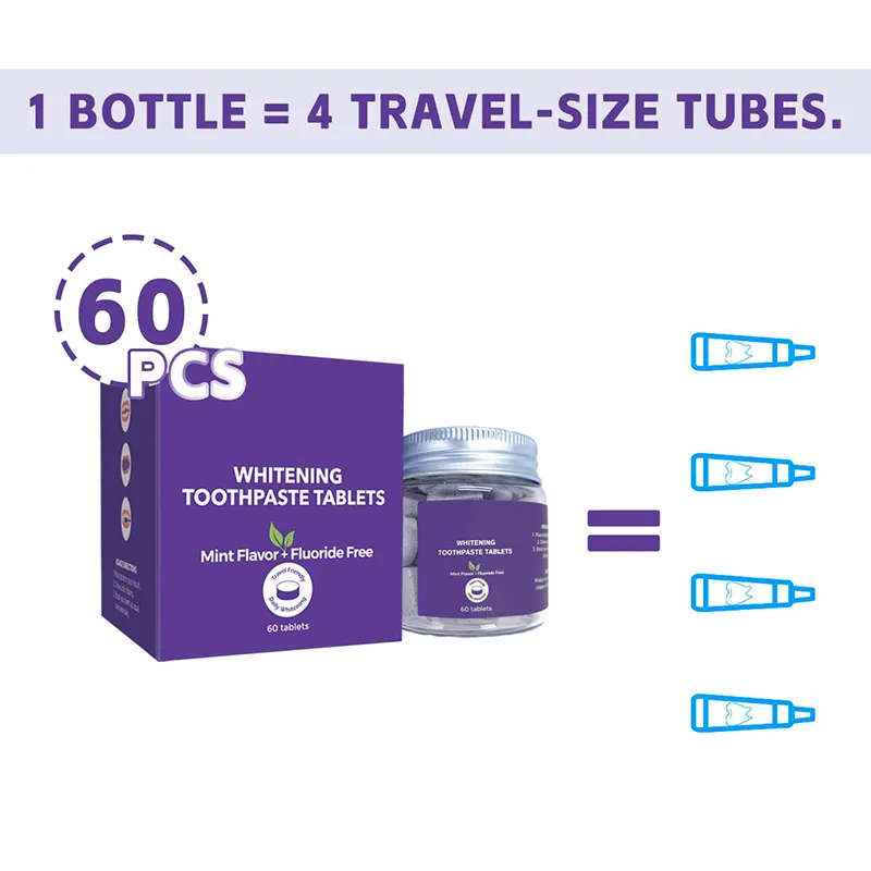 Purple Toothpaste Tablets for Teeth Whitening (4)