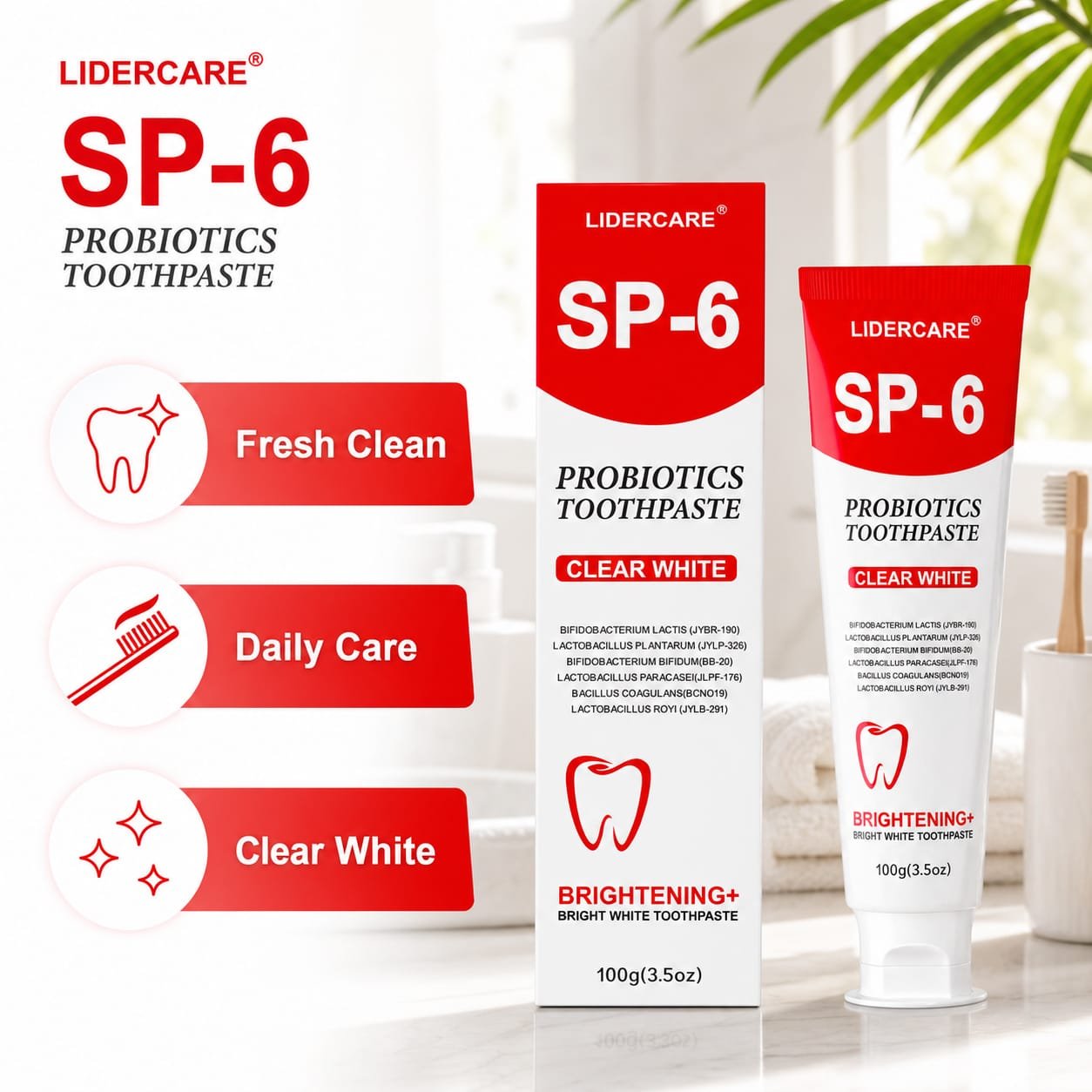 SP-6 Probiotics Whitening Toothpaste 3