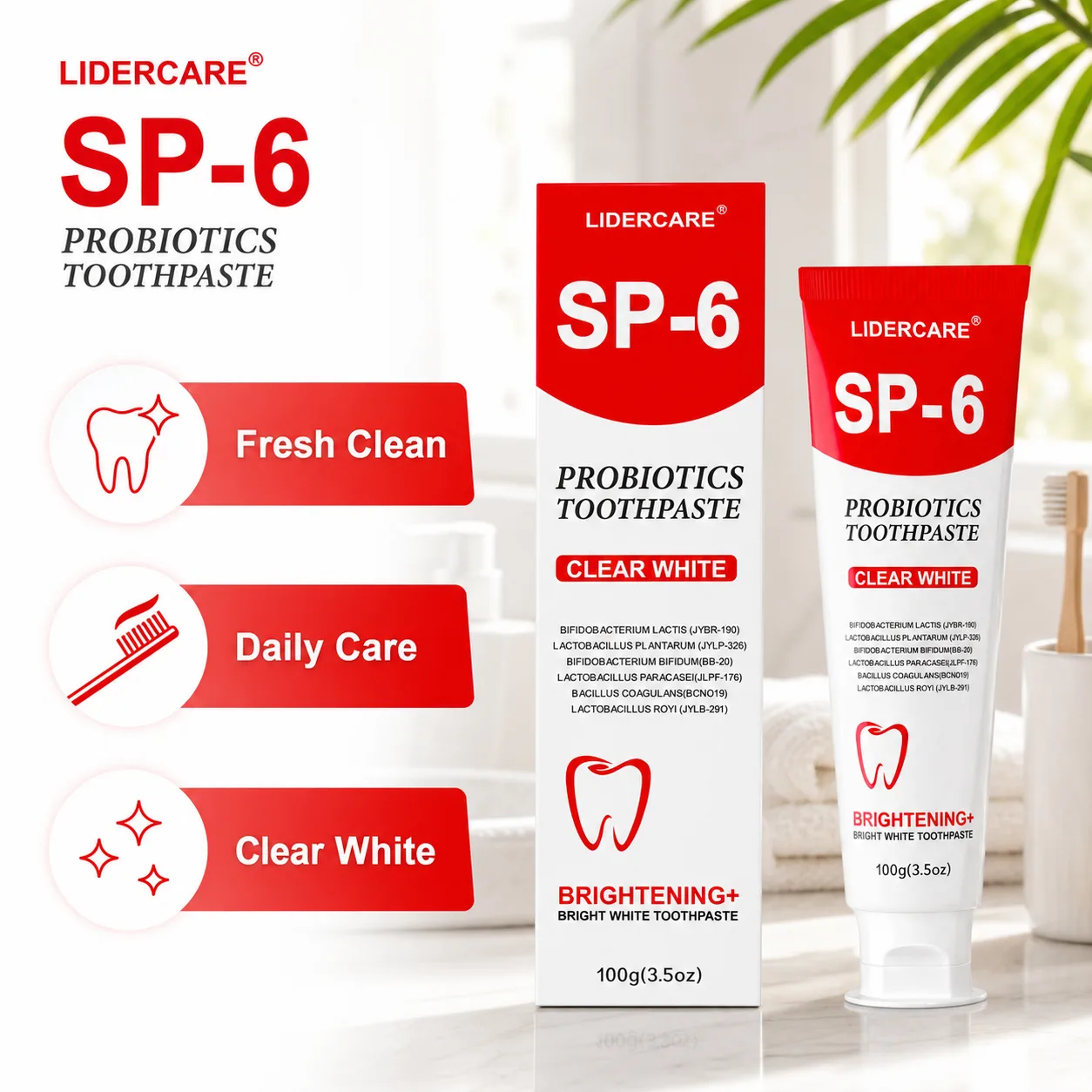 SP-6 Probiotics Whitening Toothpaste 3