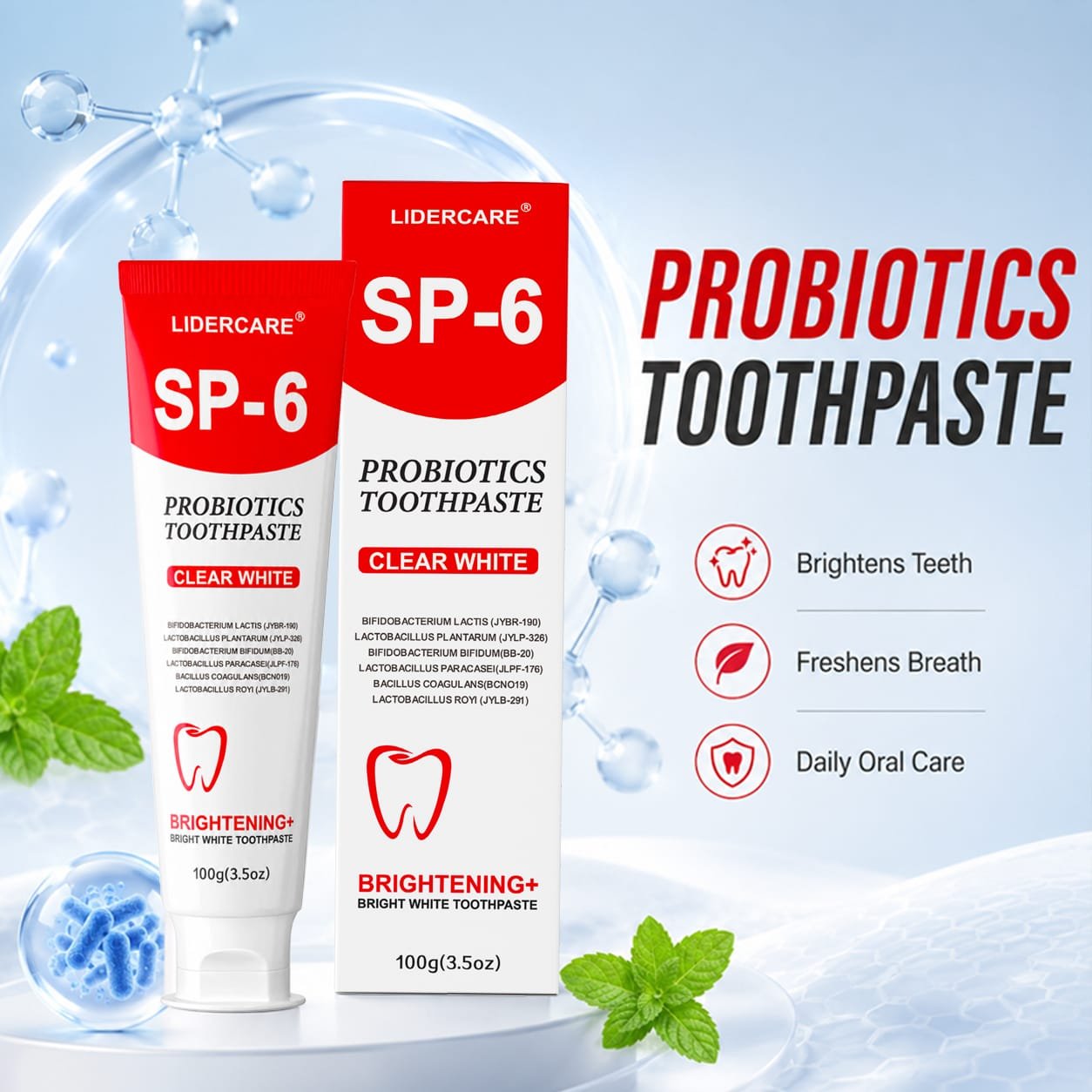 SP-6 Probiotics Whitening Toothpaste 9
