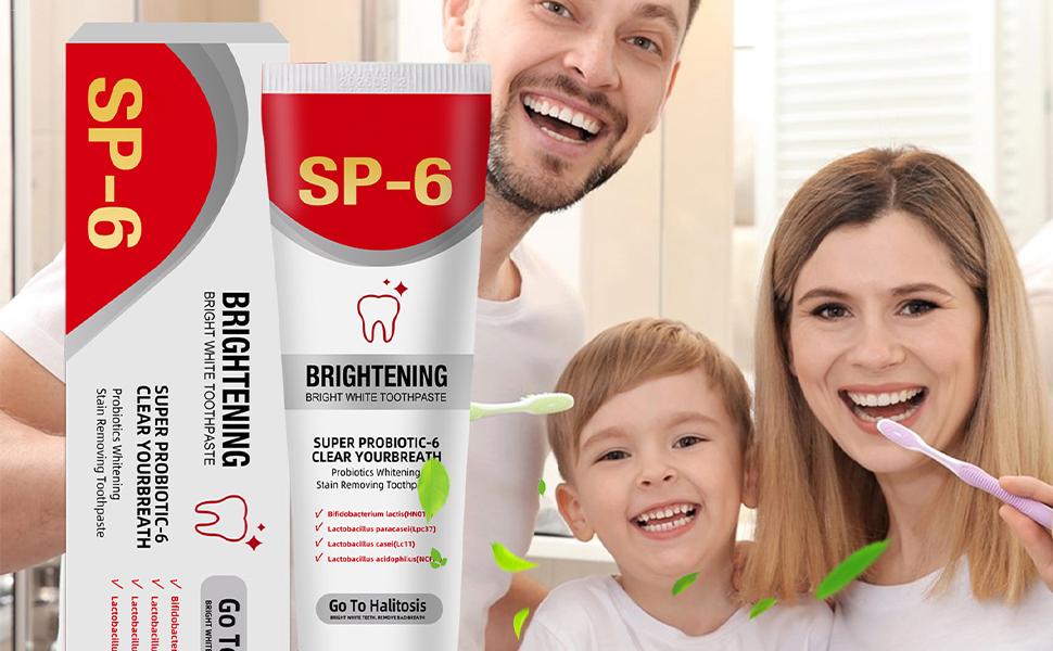 I benefici del dentifricio probiotico SP6 per un sorriso più luminoso