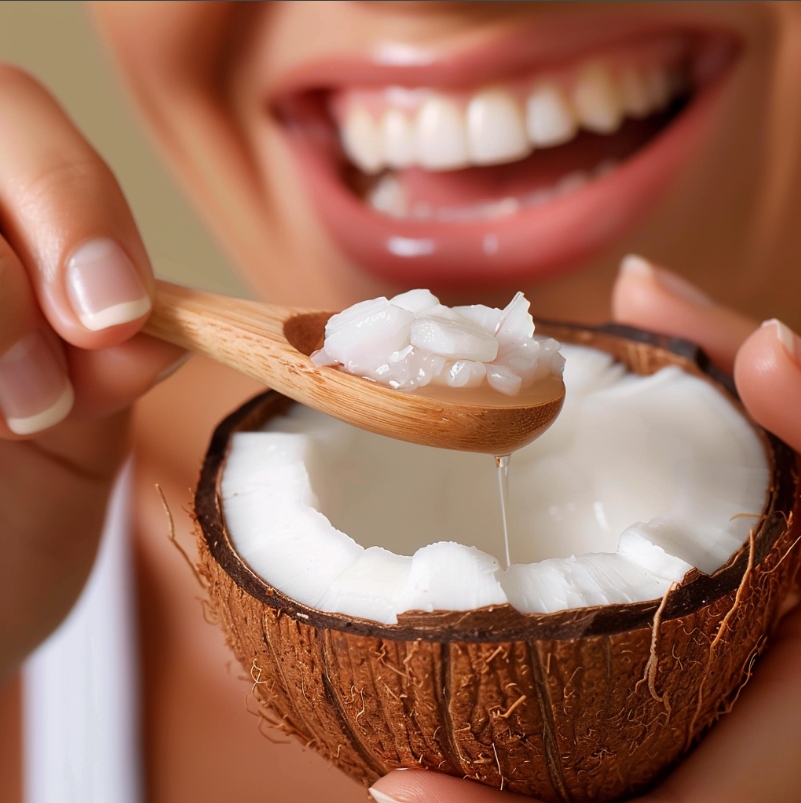 La science derrière l'huile de coco et le blanchiment des dents