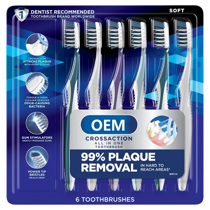 All in One Soft Toothbrushes (Pack of 6)-01