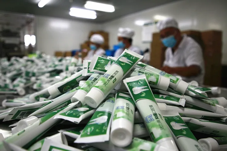 fabricación de pasta de dientes